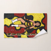 Dancer/Majorette Red Yellow Camo #2 Handtuch (Handtuch)