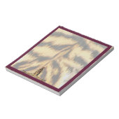 Dancer Notepad Maroon Tiger #1 Notizblock (Rotiert)