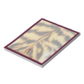 Dancer Notepad Maroon Tiger #2 Notizblock (Rotiert)