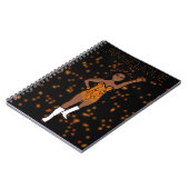 Dancer Orange Fringe Notebook #1 Notizblock (Linke Seite)