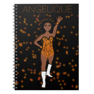 Dancer Orange Fringe Notebook #1 Notizblock