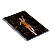 Dancer Orange Fringe Notebook #2 Notizblock (Rechte Seite)