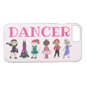 DANCER Pink Ballerina Girl Stich Jazz Acro Hip Hop Case-Mate iPhone Hülle (Rückseite (Horizontal))