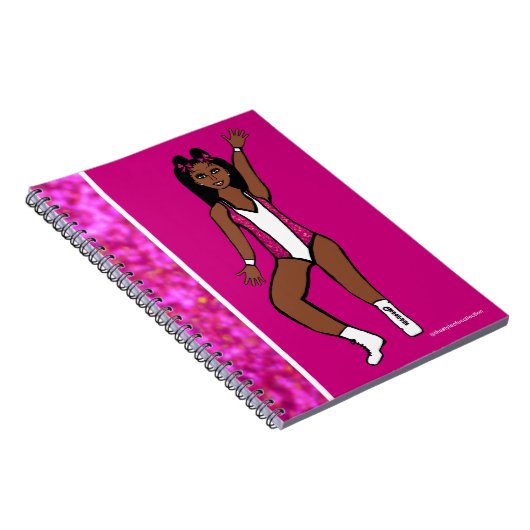 Dancer Pink Spark Notebook #1 Notizblock (Rechte Seite)