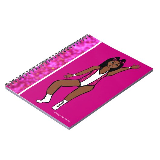 Dancer Pink Spark Notebook #1 Notizblock (Linke Seite)