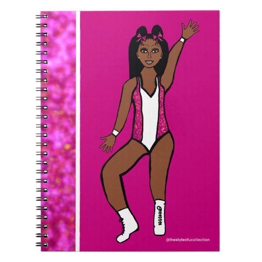 Dancer Pink Spark Notebook #1 Notizblock (Vorderseite)