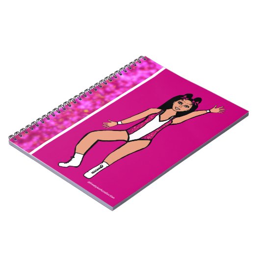 Dancer Pink Spark Notebook #2 Notizblock (Linke Seite)