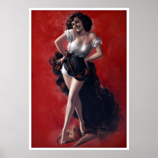 Dancer Pinup Poster (Vorne)