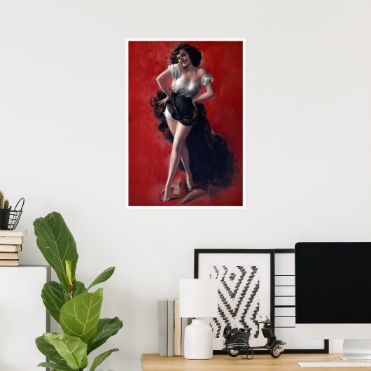Dancer Pinup Poster (Heimbüro)
