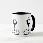 Dancer Pose Tasse - Yoga  Geschenke (VorderseiteRechts)