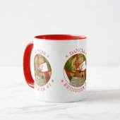 DANCER REINDEER Red Combo Tasse (Vorderseite Links)