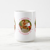 DANCER REINDEER Tall White Tasse (Mittel)