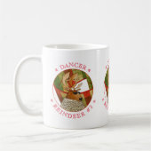 DANCER REINDEER White Tasse (Links)