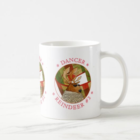 DANCER REINDEER White Tasse (Rechts)