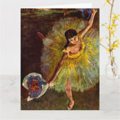 Dancer Rosita Mauri 1877 Karte (Gelbe Blume)