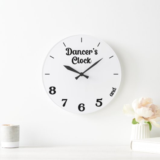 Dancer’s Clock Große Wanduhr (Zuhause)