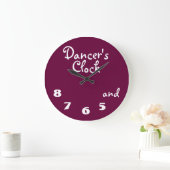 Dancer’s Clock Große Wanduhr (Zuhause)