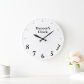 Dancer’s Clock Große Wanduhr (Zuhause)