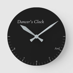 Dancer’s Clock Runde Wanduhr