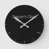 Dancer’s Clock Runde Wanduhr (Vorderseite)