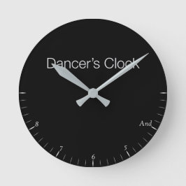 Dancer’s Clock Runde Wanduhr