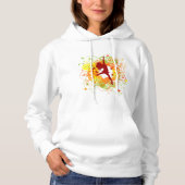 Dancer Silhouette Womens Hoodie (Vorderseite)
