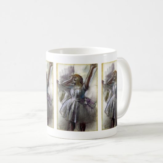Dancer Stretching von Degas Kaffeetasse (VorderseiteRechts)