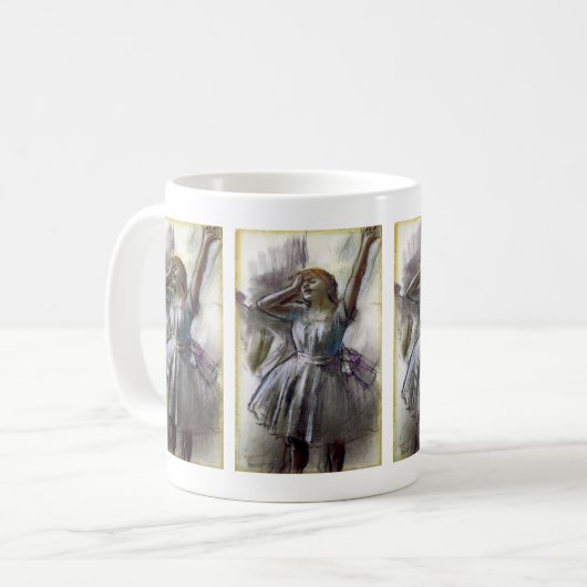 Dancer Stretching von Degas Kaffeetasse (Vorderseite Links)