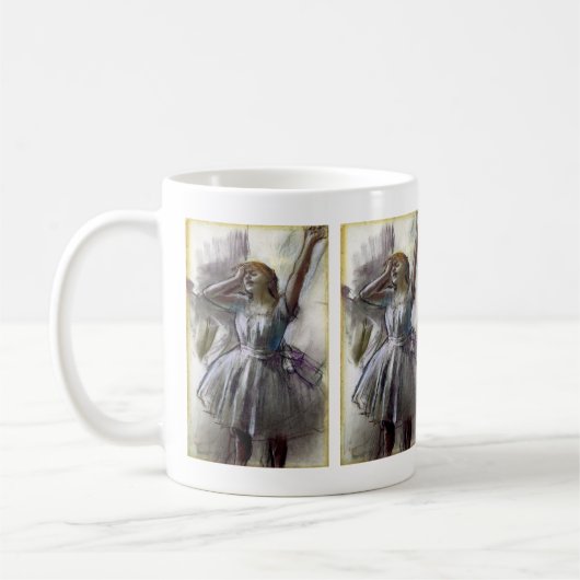 Dancer Stretching von Degas Kaffeetasse (Links)