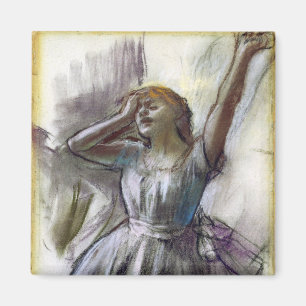 Dancer Stretching von Degas Magnet