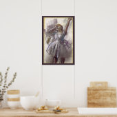 Dancer Stretching von Edgar Degas, Vintages Ballet Poster (Küche)