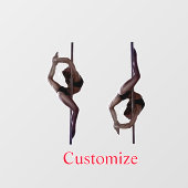 Dancer Thunder_Cove Fensteraufkleber (Blatt)