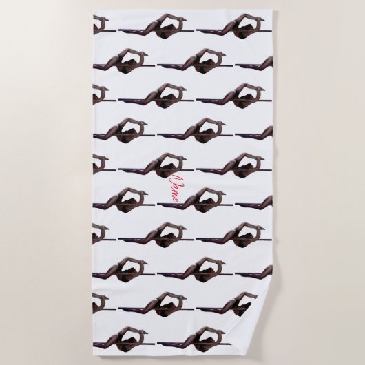 Dancer Thunder_Cove Strandtuch (Vorderseite)