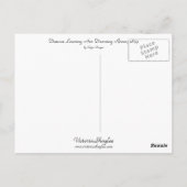 Dancer Verließ ihren Kleidersaal von Degas Postkarte (Rückseite)