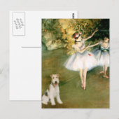 Dancer - Wire Fox Terrier #1 Postkarte (Vorne/Hinten)