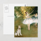 Dancer - Wire Fox Terrier #1 Postkarte (Vorne/Hinten)