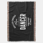 Dancer Work Job Title Gift Decke (Vorderseite Vertikal)