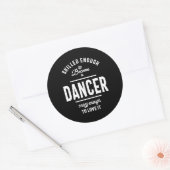 Dancer Work Job Title Gift Runder Aufkleber (Umschlag)