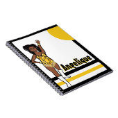 Dancer Yellow Fringe Notebook #1 Notizblock (Rechte Seite)
