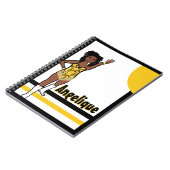 Dancer Yellow Fringe Notebook #1 Notizblock (Linke Seite)
