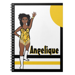 Dancer Yellow Fringe Notebook #1 Notizblock