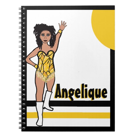 Dancer Yellow Fringe Notebook #2 Notizblock (Vorderseite)