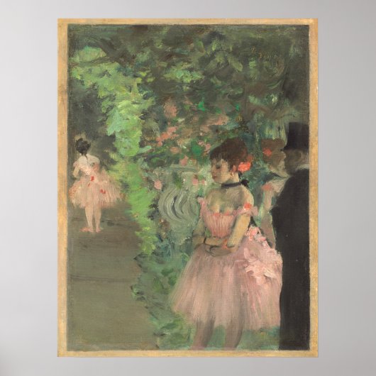 Dancers Backstage - Edgar Degas Fine Art Poster (Vorne)