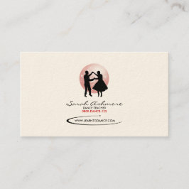 Dancers Business Card (Disco Ball BG v2) Visitenkarte