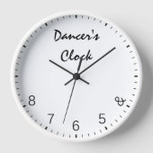 Dancers Clock - Funny Dancing Dance Spaß 5678 Uhr (Vorderseite)