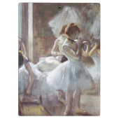 Dancers Edgar Degas Klemmbrett (Rückseite)