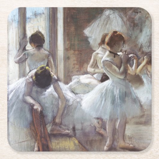 Dancers Edgar Degas Rechteckiger Pappuntersetzer (Vorderseite)