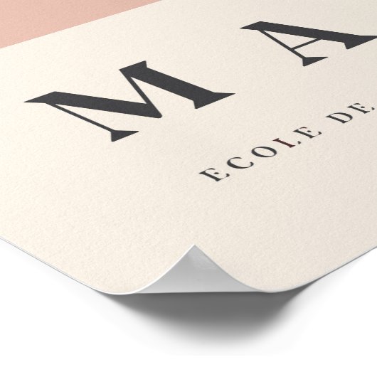 Dancers in Red Poster (Ecke)