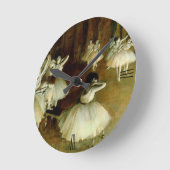 Dancers On Stage Art Clock Runde Wanduhr (Winkel)