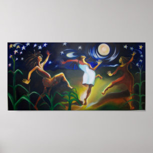 Dancin im Mondschein Poster